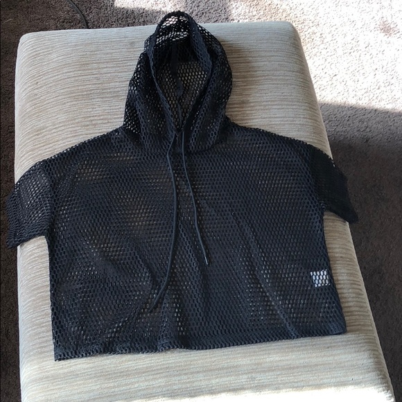 Other - See Thru Mesh Crop Top Shirt